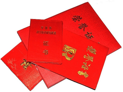 榮譽(yù)證書(shū)